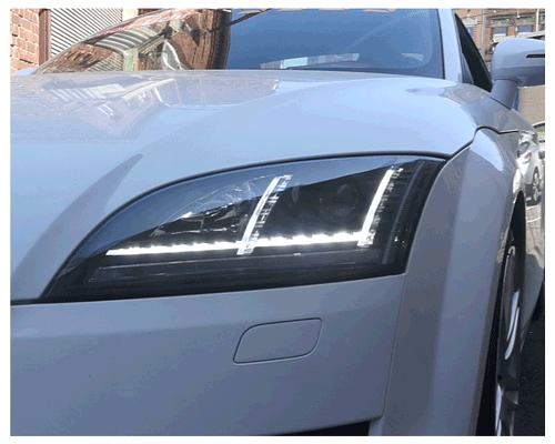 Headlights Audi TT 8J Dynamic LED Black