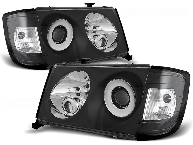 Headlights Mercedes E-class W124 86-93 Black