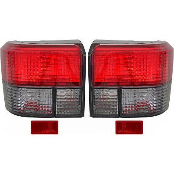 Taillights VW T4 90-02 Red/Clear