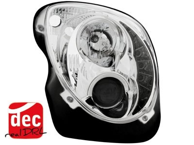 Headlights Alfa Romeo Mito 08- Devil Eyes Dlite LED Chrome