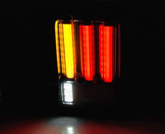 Taillights Jeep Wrangler JK (2007-2017) Tube Black