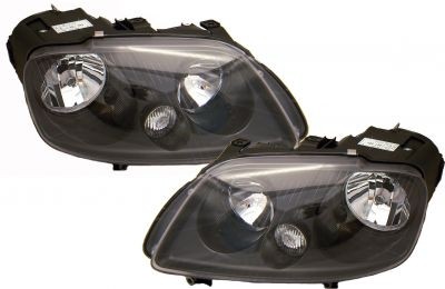 Headlights Volkswagen Touran 04-06 / Caddy 04-10 Black