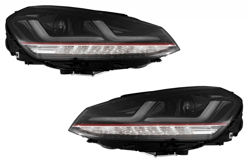 Osram Full LED Headlights LEDriving VW Golf 7 VII (2012-2017) Red GTI Upgrade for Xenon&Halogen DRL Cars