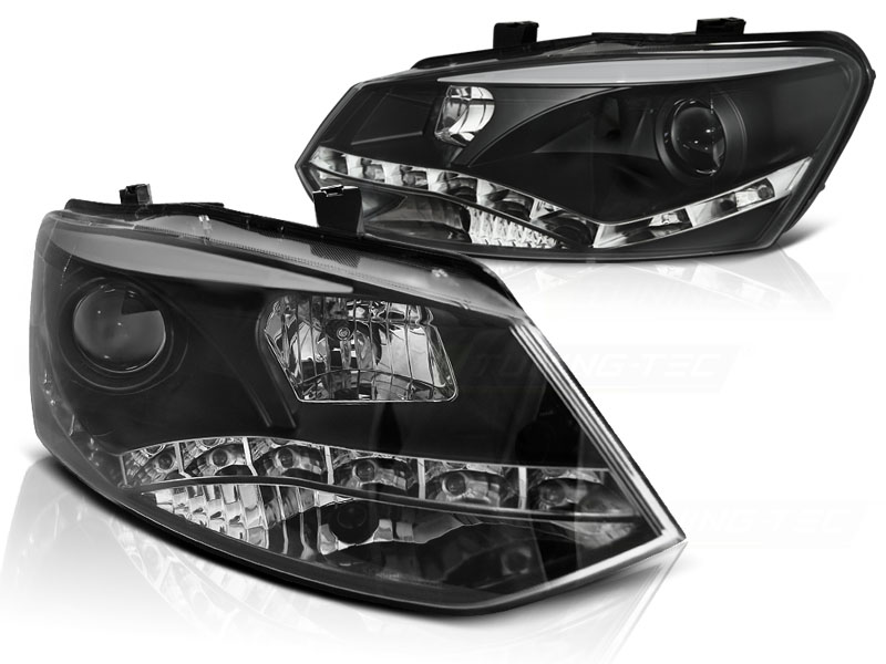 Headlights VW Polo 6R 10-.. Dlite Devil Eyes black