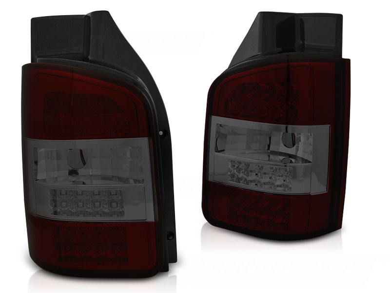 Taillights VW Bus T5 LED smoke twin doors