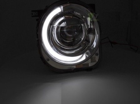Headlights Jeep Renegade 2014- Tube Black