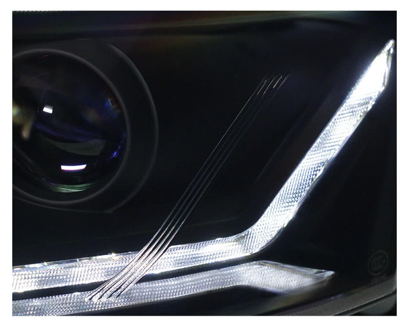 Headlights Audi A6 4F 09-11 Tube Dynamic LED black xenon