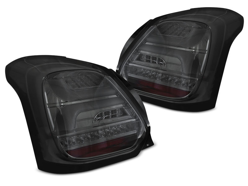 Rear lights Suzuki Swift IV Dynamic LED 2017- Black