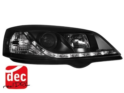 Headlights Opel Astra G 1998-2004 Devil Eyes Dlite LED Black