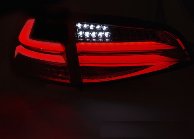 Tail Lights VW Golf VII Red LED Tube
